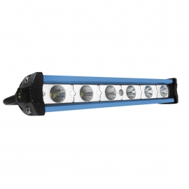 Par de Faros de 6 Hiper LEDs Blancos con Carcasa Azul Línea Slim Tunix