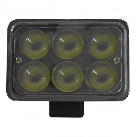 Par de Faros con 6 Leds y Lupa Blancos Tunix