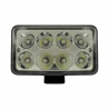 Par de Faros de 8 LEDs Blancos sin Lupa Tunix 