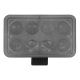 Par de Faros con Lupa de 8 LEDs Blancos Tunix