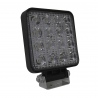 Par de Faros Cuadrados de 16 LEDs Blancos Tunix