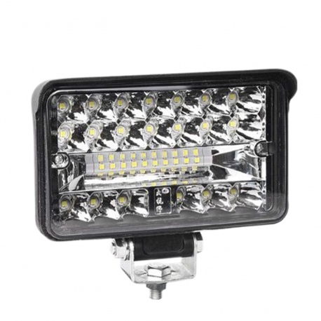 Par de Faros Rectangulares con 36 Leds Blancos y Estrobo Tunix