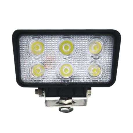 Faro Rectangular con 6 Hiper LEDs Blancos Tunix