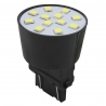 Par de Focos de Pellizco 3157 con 9 LEDs Azules de 2 Polos Tunix