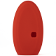 Funda de Silicón Rojo de 4 botones para Sentra B14, B15, B16