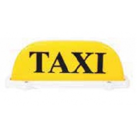 Copete Amarillo con Imán y Luz LED Tunix para Taxi