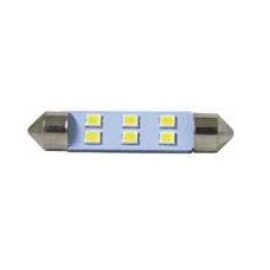 Par de Focos Tipo Chorizo Grande con 6 LEDs Azules Tunix