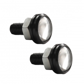 Par de Tornillos Negros para Porta Placas con 3 Leds Tunix