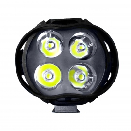 Faro Auxiliar de 4 LEDs con Función de Estrobo Tunix para Auto, Moto