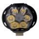 Par de Faros de 6 Leds con Estrobo Tunix