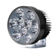 Faro Mini Redondo con 9 Hiper Leds con Estrobo y Carcasa Negra Tunix