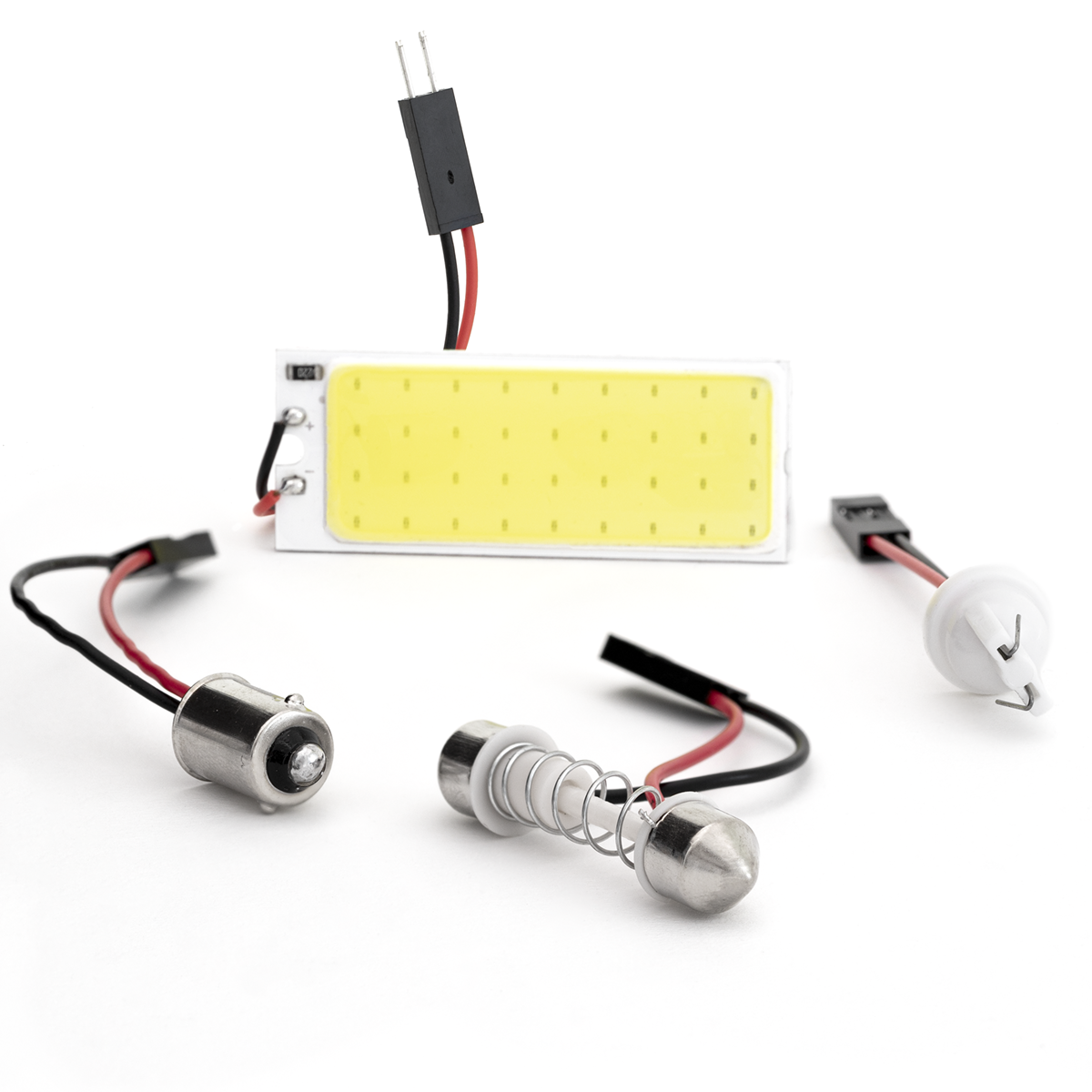 Foco Luz Interior Blanco Led Cob Universal Con Adaptador