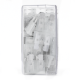 Caja con 100 Fusibles Blanco Tipo Clavija de 25 Ámperes Tunix