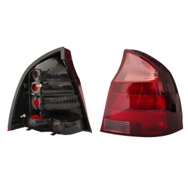 Calavera Derecha en Rojo y Rosado sin Arnés Diforza para Corsa Sedán