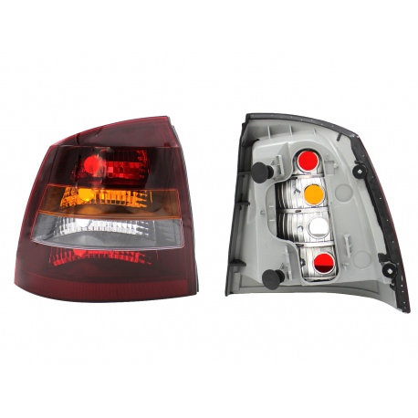 Calavera Izquierda en Tres Colores de Tono Oscuro sin Arnés Diforza para Astra Hatchback