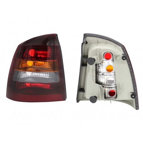 Calavera Izquierda en Tres Colores de Tono Oscuro sin Arnés Diforza para Astra Sedán