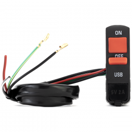 Switch de Encendido y Apagado con Conector USB Tunix para Motocicleta