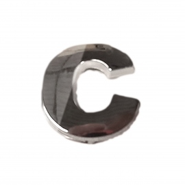 Letra "C" de Plástico Cromado Tunix