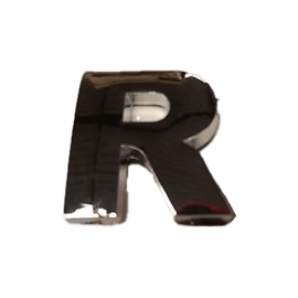 Letra "R" de Plástico Cromado Tunix
