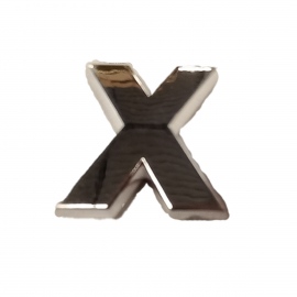 Letra "X" de Plástico Cromado Tunix