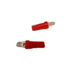 Par de Focos de Pellizco Mini de 1 LED Rojo Tunix