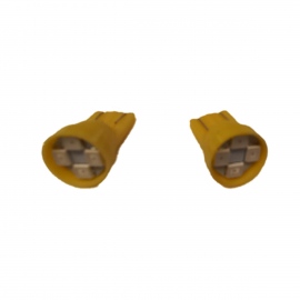 Par de Focos de Pellizco de 5 LEDs Amarillos Tunix