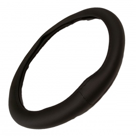 Funda de Volante de 38 cm en Forma "D" Negro Liso Tunix