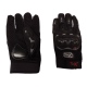 Guantes Negros con Protecciones Tunix para Motociclista